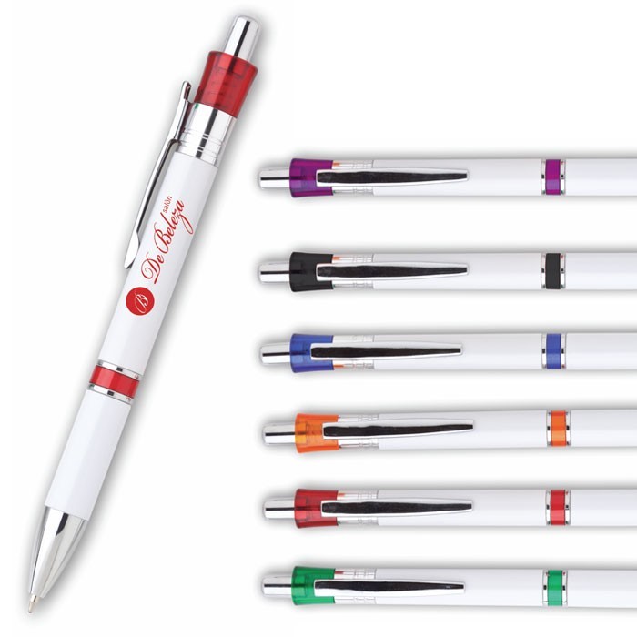 White Barrel  Promotional Pens  WAUCUSTSWB45
